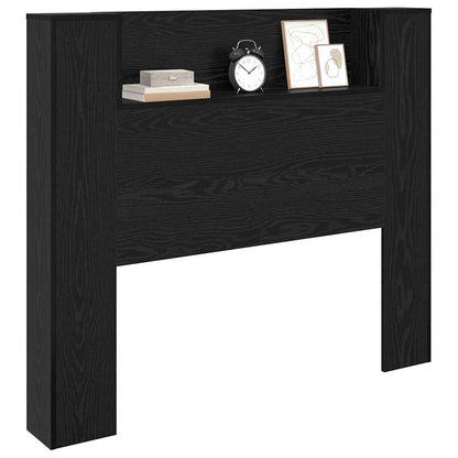 Headboard Black Oak Engineered Wood