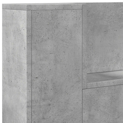 Headboard Concrete Grey Engineered Wood