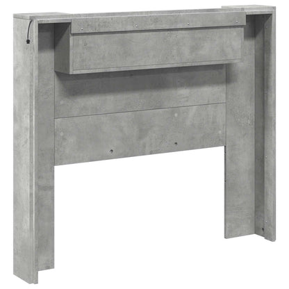 Headboard Concrete Grey Engineered Wood