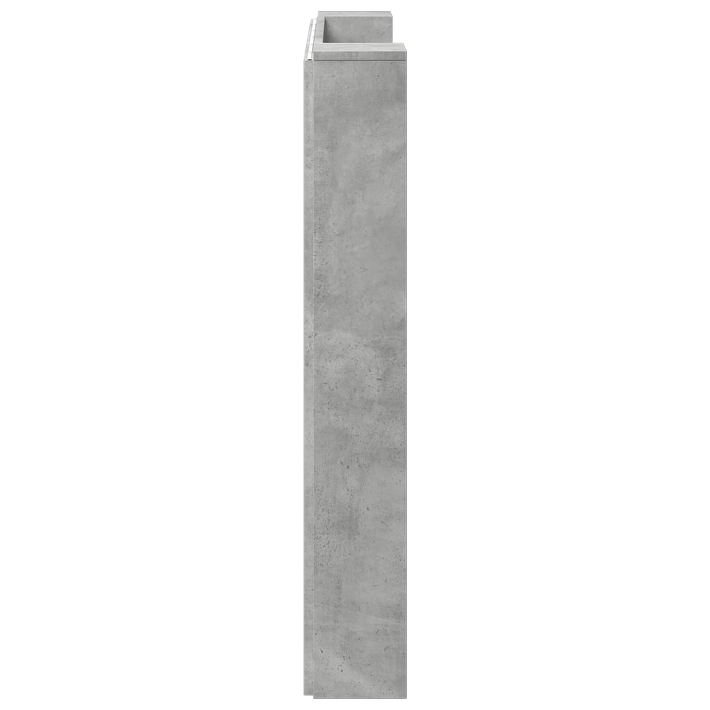 Headboard Concrete Grey Engineered Wood