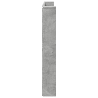 Headboard Concrete Grey Engineered Wood