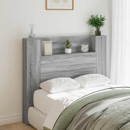 Headboard Grey Sonoma Engineered Wood
