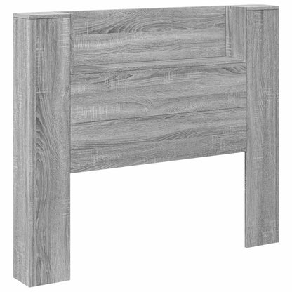 Headboard Grey Sonoma Engineered Wood