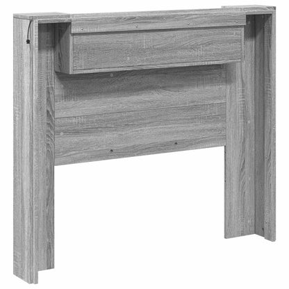 Headboard Grey Sonoma Engineered Wood