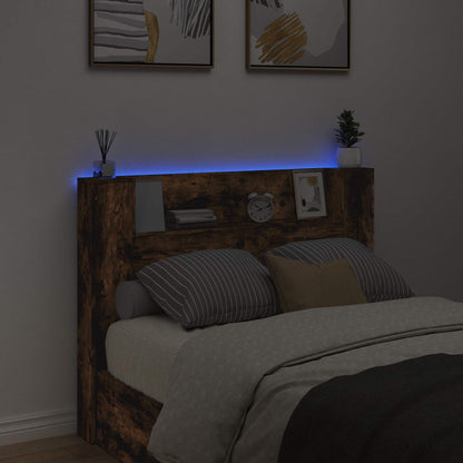 Headboard Smoked Oak Engineered Wood