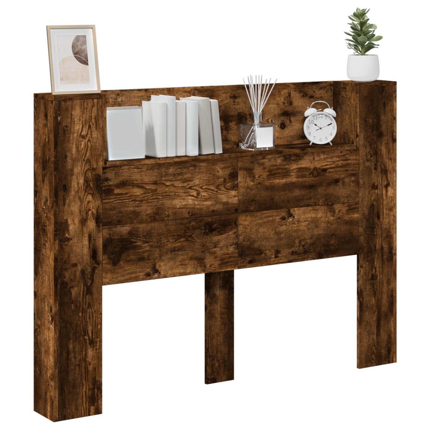 Headboard Smoked Oak Engineered Wood