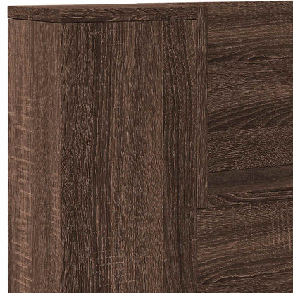 Headboard Brown Oak Engineered Wood