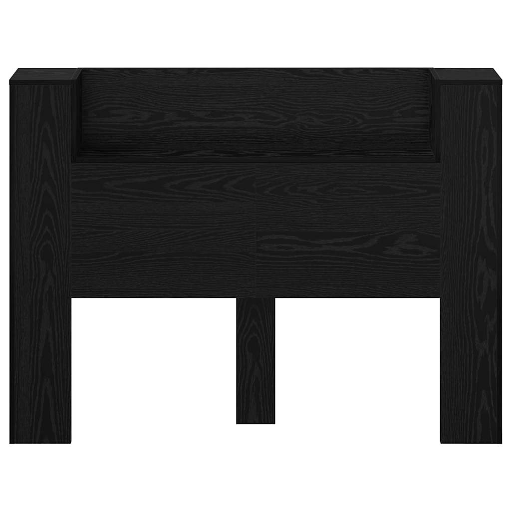 Headboard Black Oak Engineered Wood