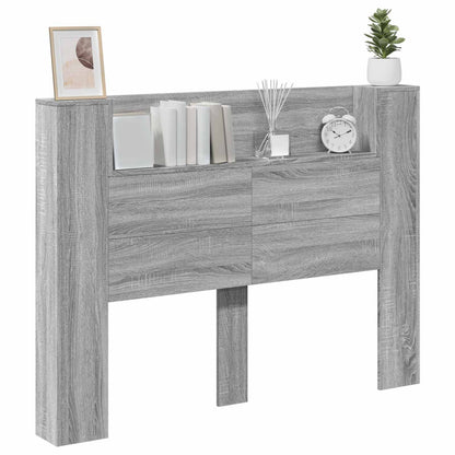 Headboard Grey Sonoma Engineered Wood