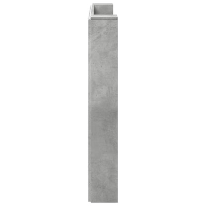 Headboard Concrete Grey 140 x 16.5 x 103.5 cm Engineered Wood