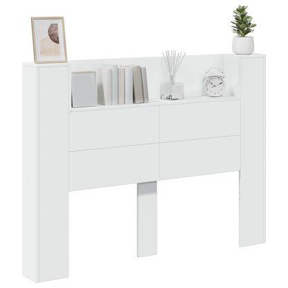 Headboard White Engineered Wood