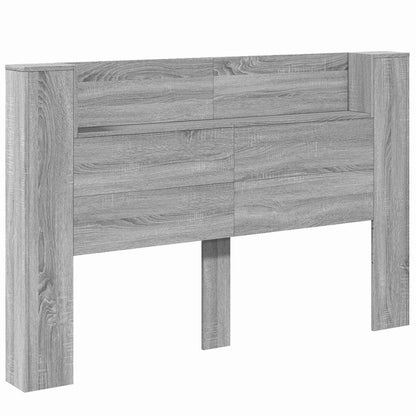 Headboard Grey Sonoma Engineered Wood