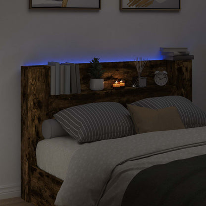 Headboard Smoked Oak Engineered Wood