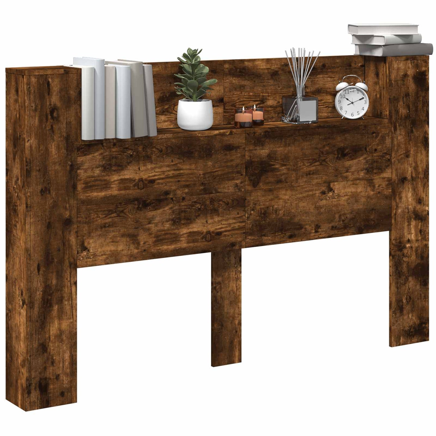 Headboard Smoked Oak Engineered Wood