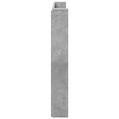 Headboard Concrete Grey Engineered Wood
