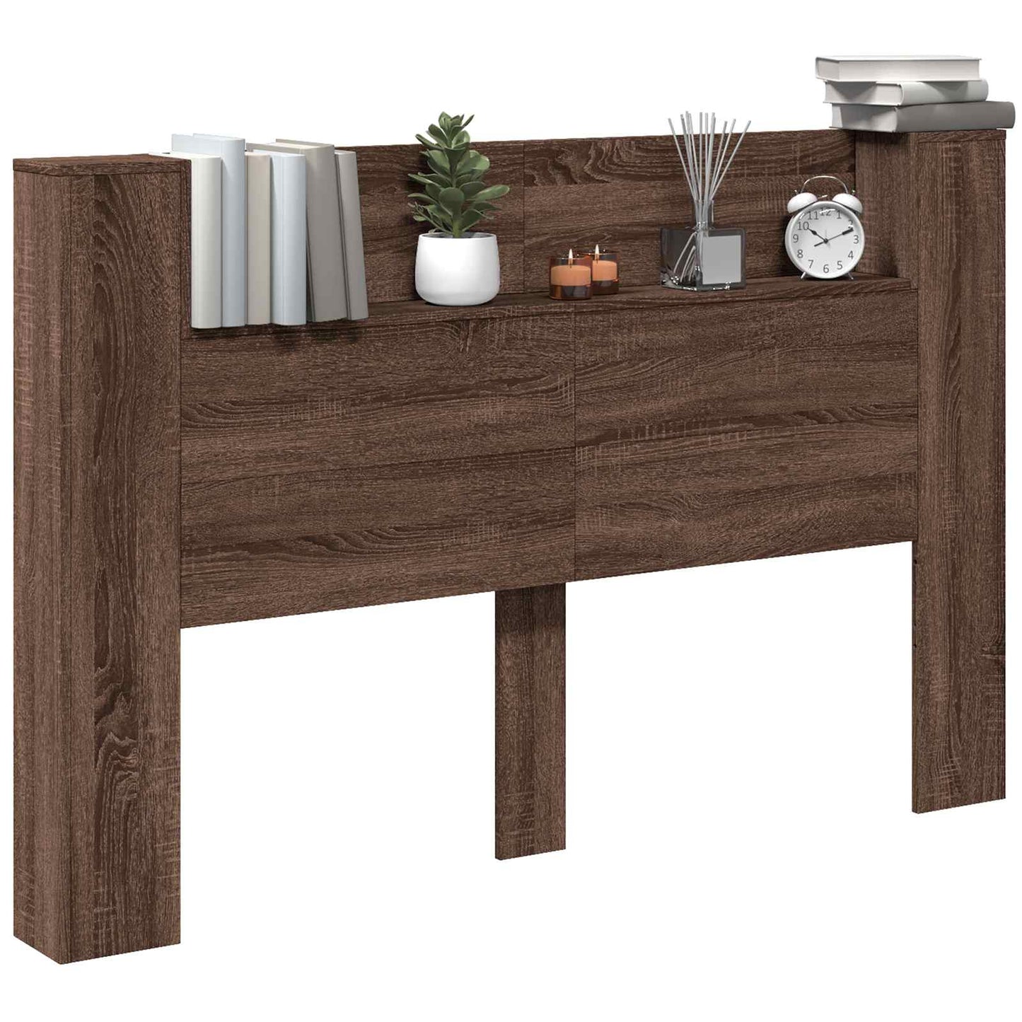 Headboard Brown Oak Engineered Wood