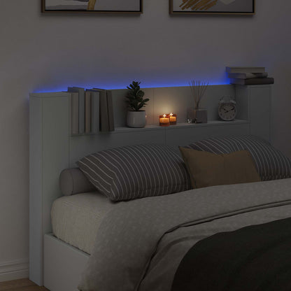 Headboard White Engineered Wood