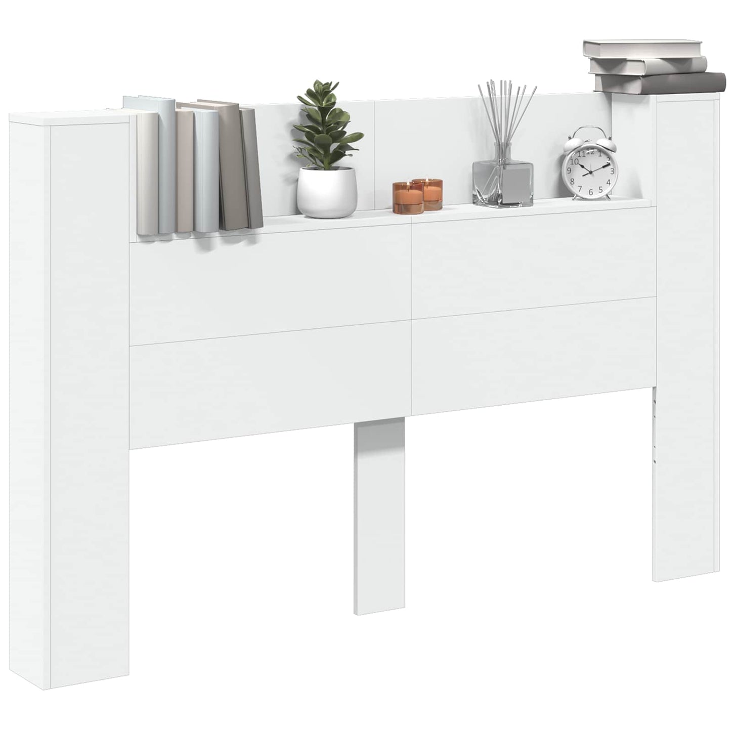 Headboard White Engineered Wood