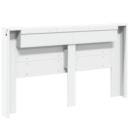 Headboard White Engineered Wood