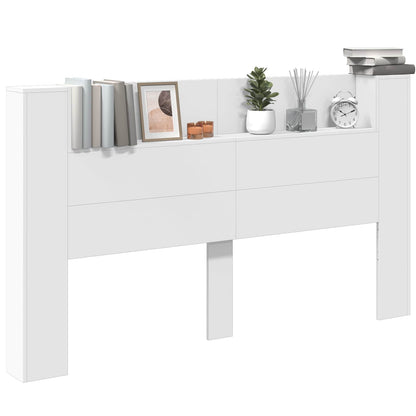 Headboard White Engineered Wood