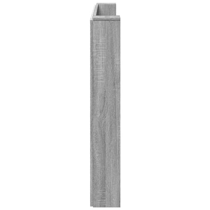 Headboard Grey Sonoma Engineered Wood