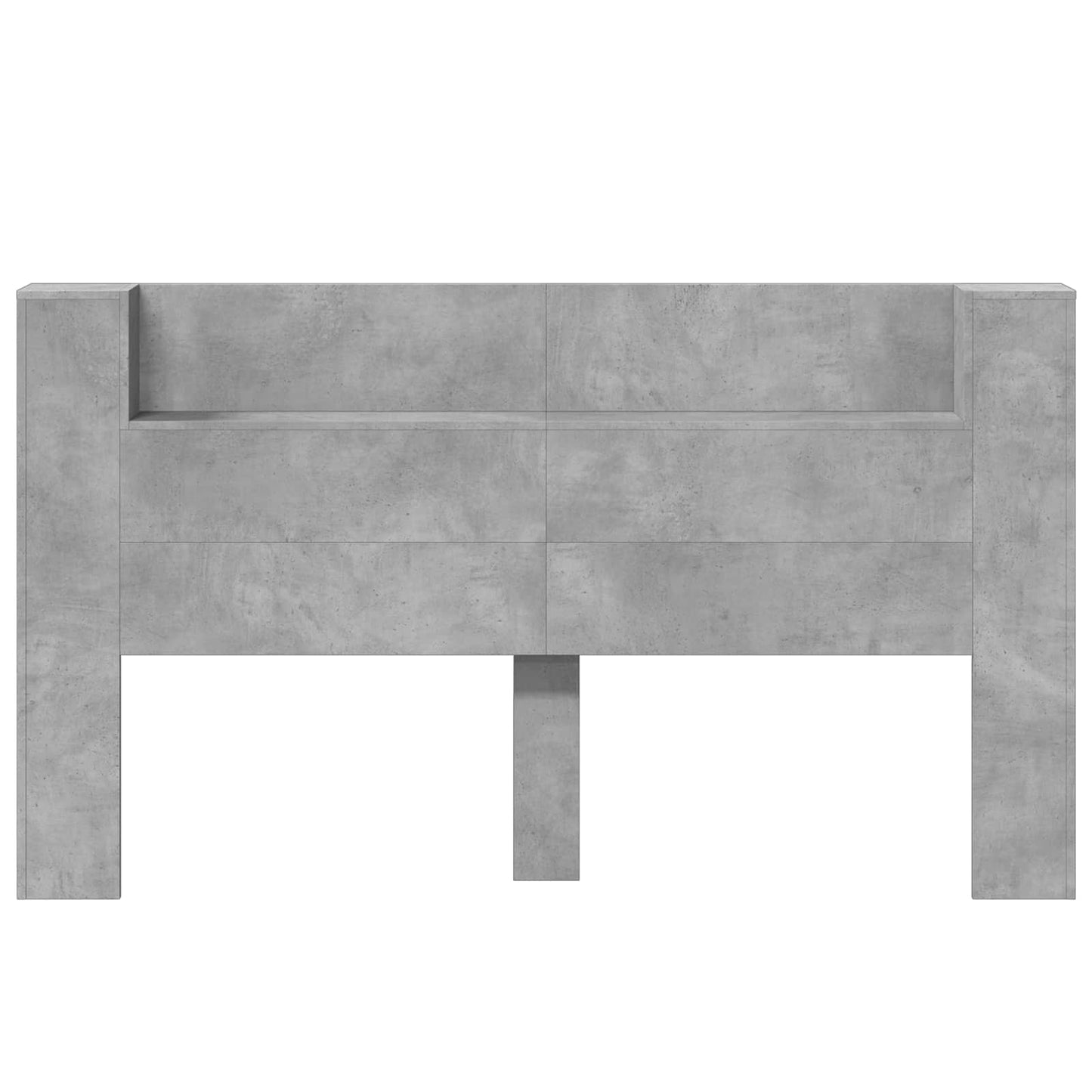 Headboard Concrete Grey Engineered Wood