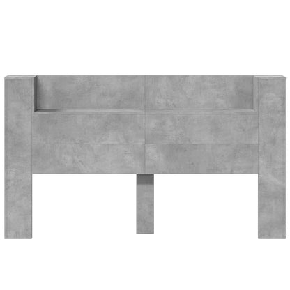 Headboard Concrete Grey Engineered Wood