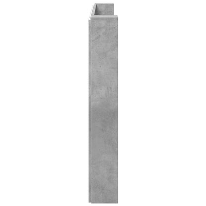 Headboard Concrete Grey Engineered Wood