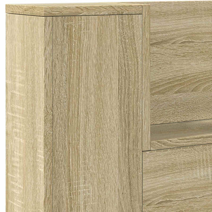 Headboard Sonoma Oak 200 x 16.5 x 103.5 cm Engineered Wood