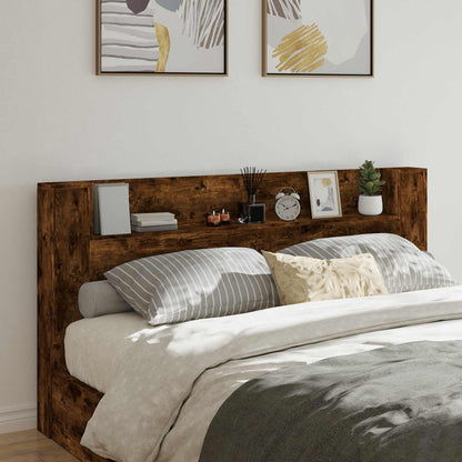Headboard Smoked Oak Engineered Wood
