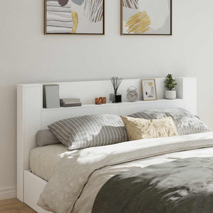 Headboard White Engineered Wood