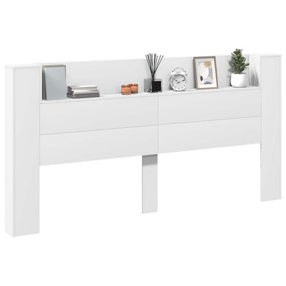 Headboard White Engineered Wood
