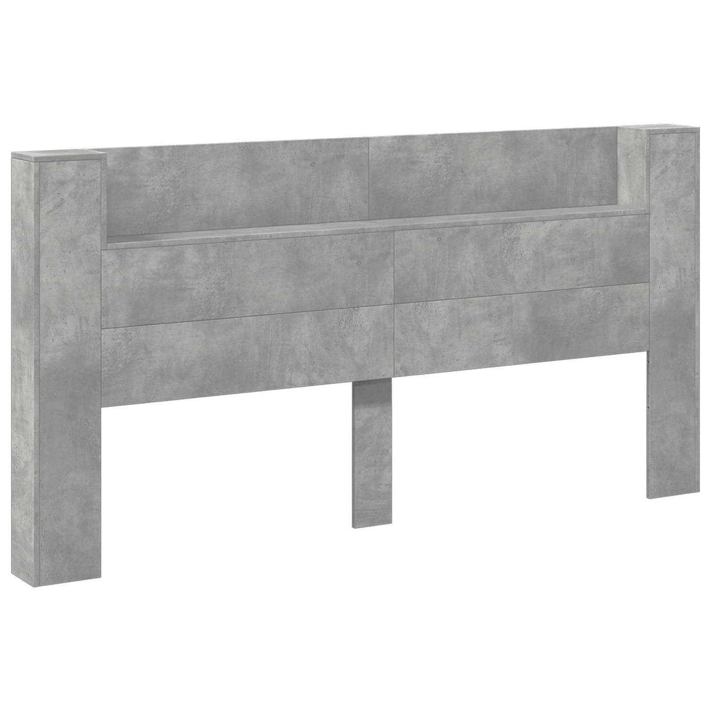 Headboard Concrete Grey Engineered Wood