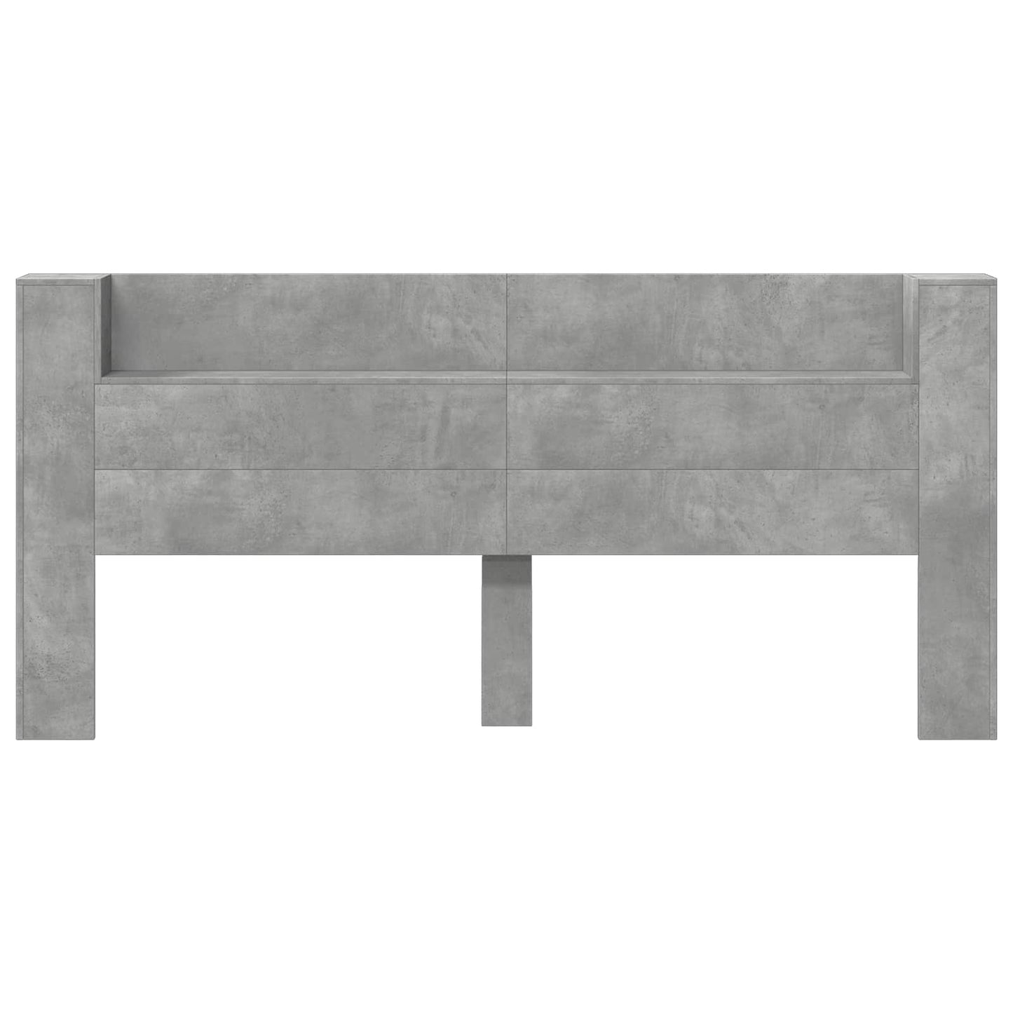 Headboard Concrete Grey Engineered Wood
