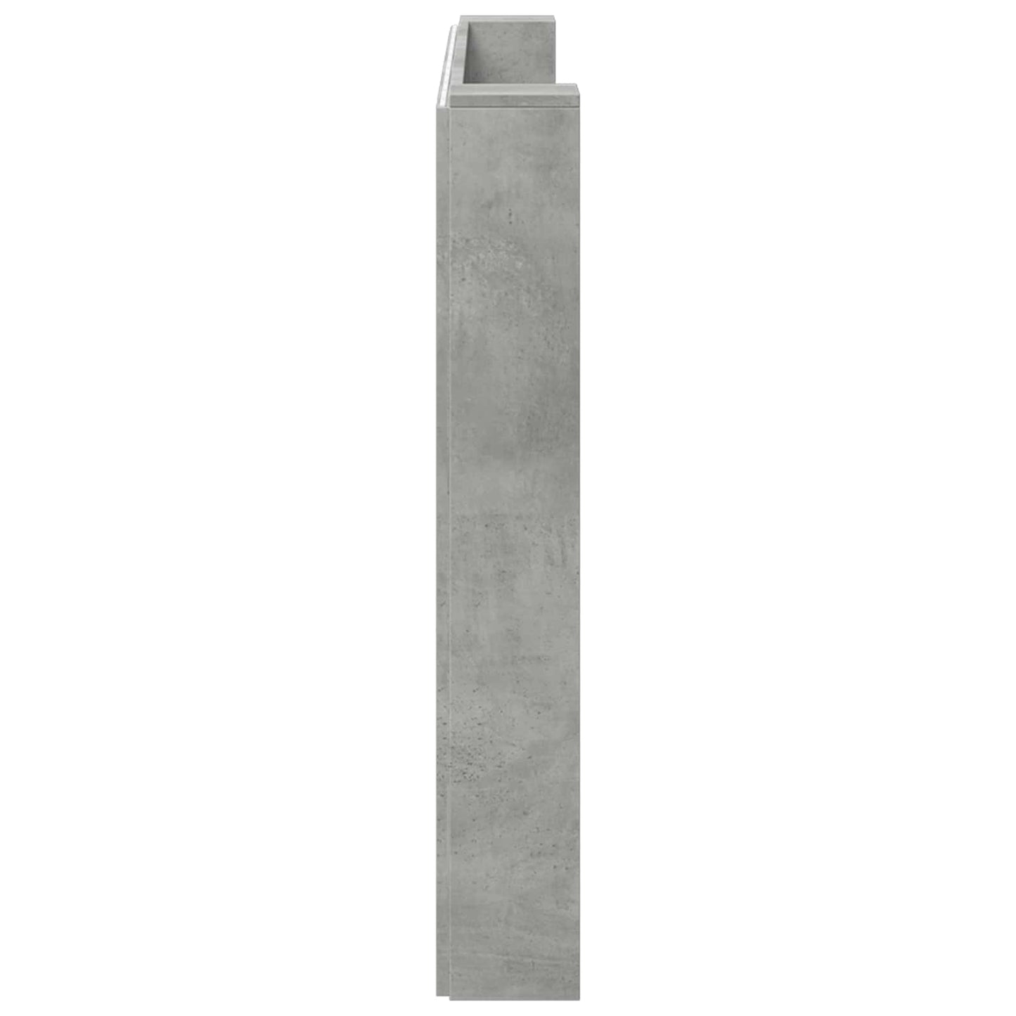 Headboard Concrete Grey Engineered Wood