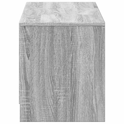 TV Cabinet with LED with LED Grey Sonoma 140 x 34 x 40 cm