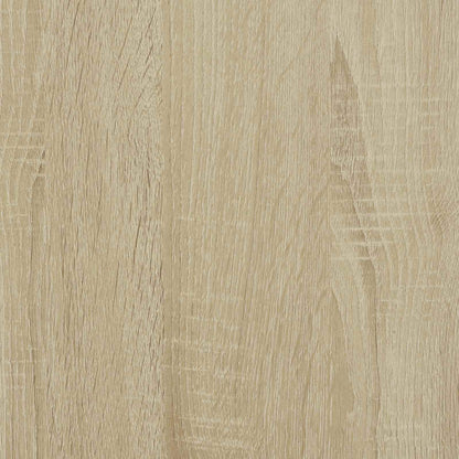 TV Cabinet with LED Sonoma Oak 140 x 34 x 40 cm Engineered Wood