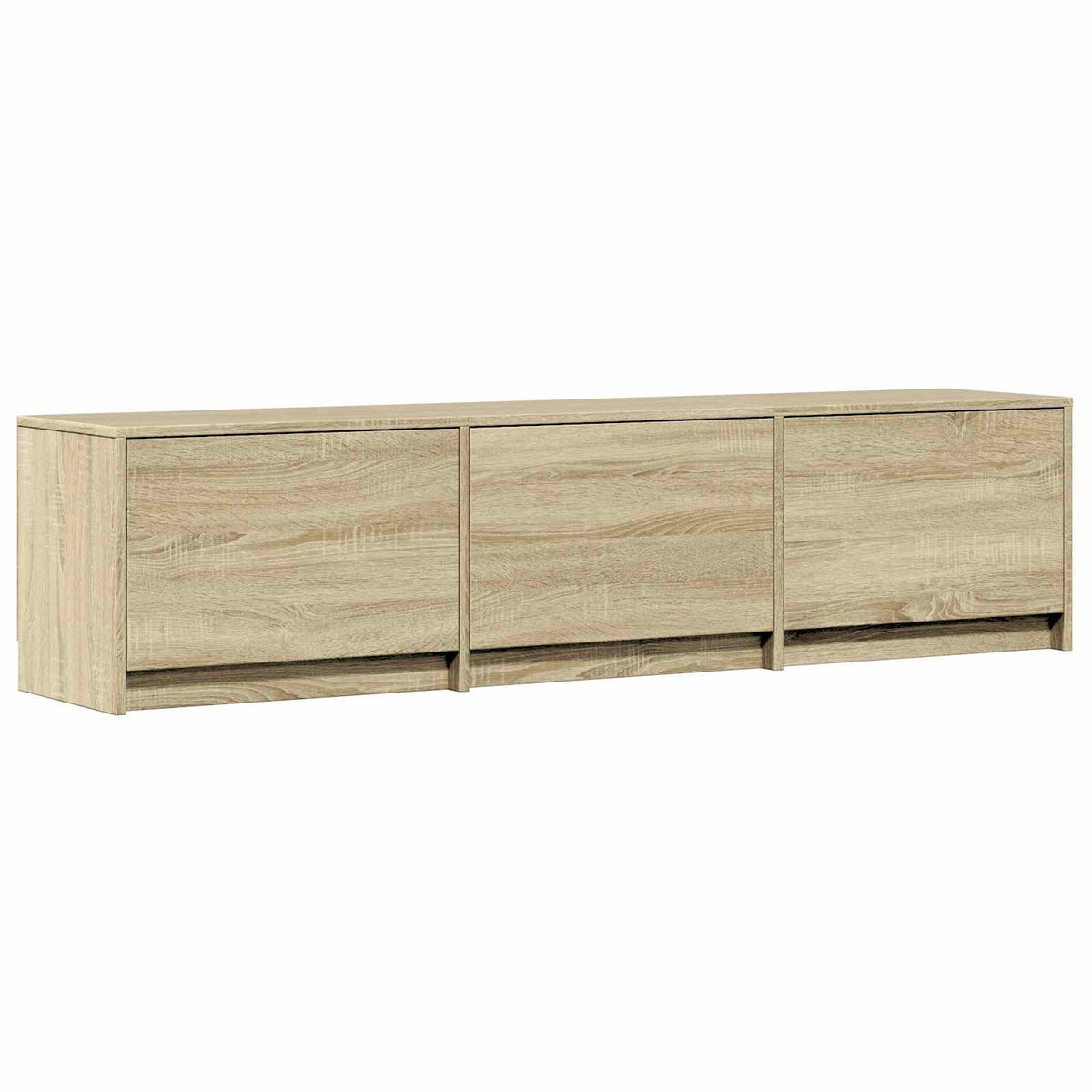 TV Cabinet with LED 165 x 34 x 40 cm Sonoma Oak Engineered Wood