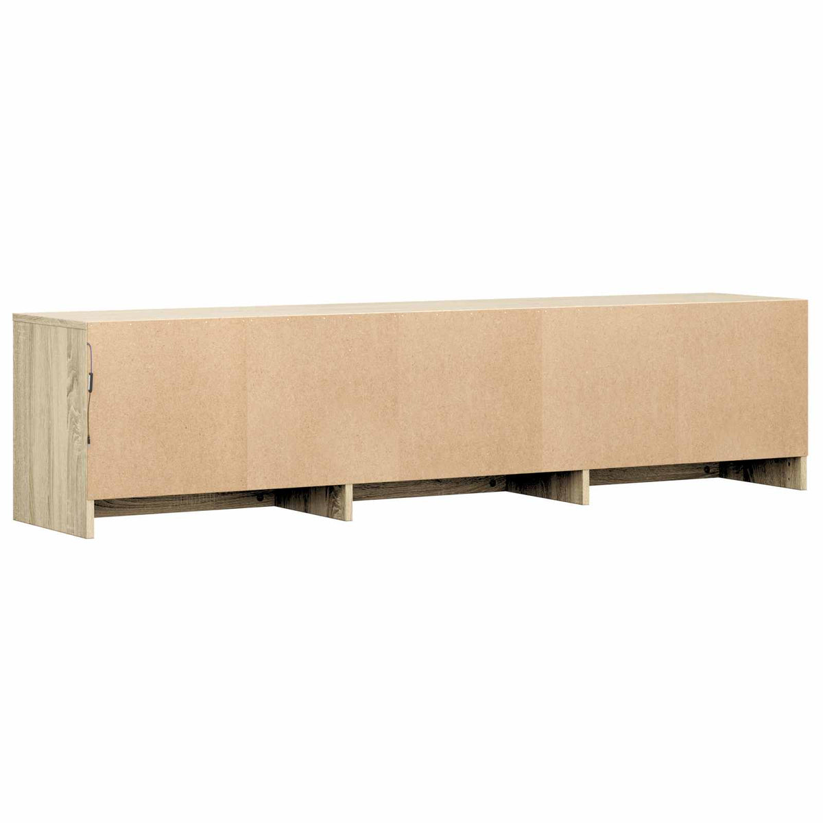TV Cabinet with LED 165 x 34 x 40 cm Sonoma Oak Engineered Wood