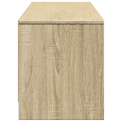 TV Cabinet with LED 165 x 34 x 40 cm Sonoma Oak Engineered Wood
