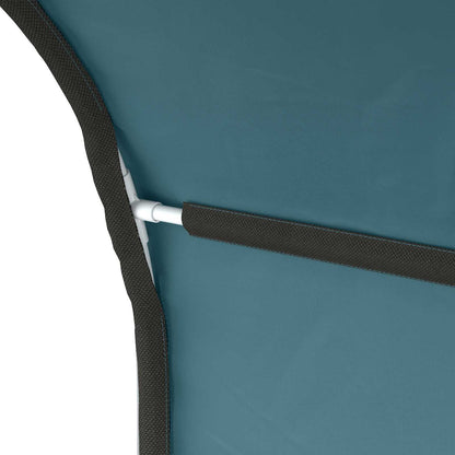 Bed Tunnel 2 pcs Light Blue 211 x 52.5 x 2 cm Polyester