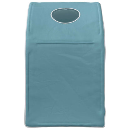 Bed Tunnel 2 pcs Light Blue 211 x 52.5 x 2 cm Polyester