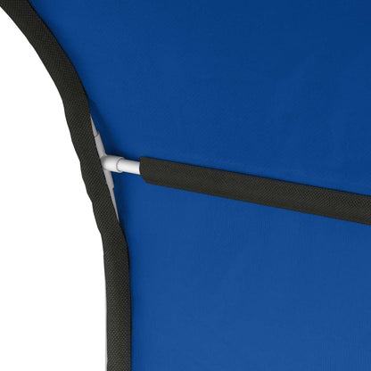 Bed Tunnel 2 pcs Blue 211 x 52.5 x 2 cm Polyester