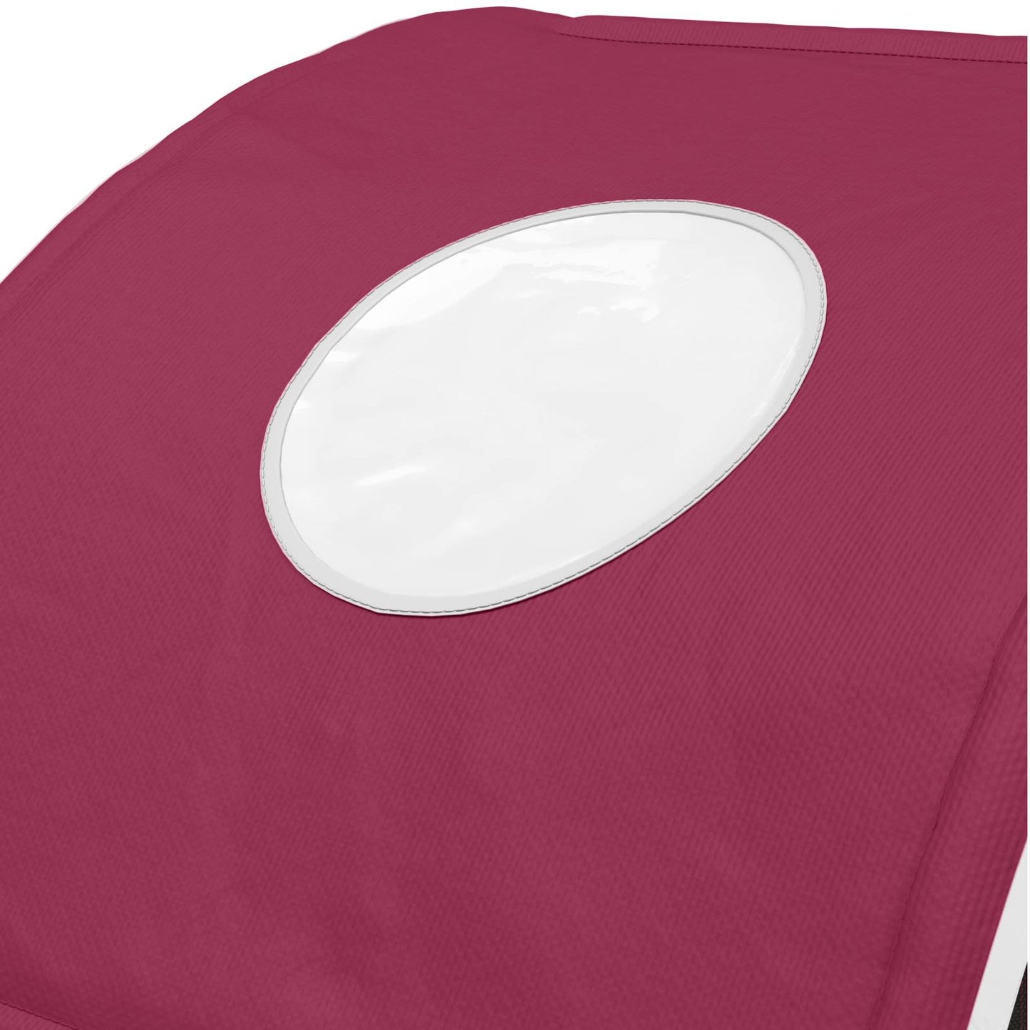 Bed Tunnel 2 pcs Red 211 x 52.5 x 2 cm Polyester