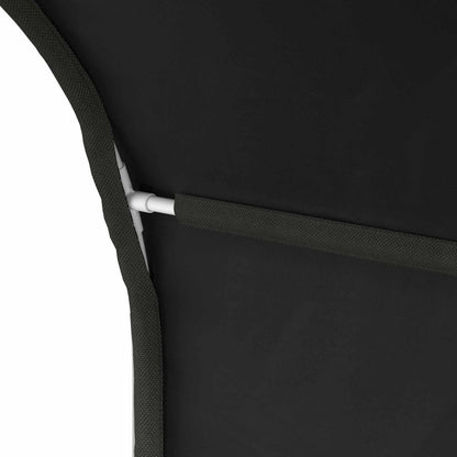 Bed Tunnel 2 pcs Black 211 x 52.5 x 2 cm Polyester