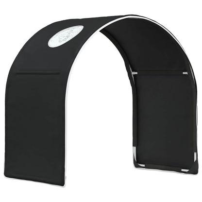 Bed Tunnel 2 pcs Black 211 x 52.5 x 2 cm Polyester