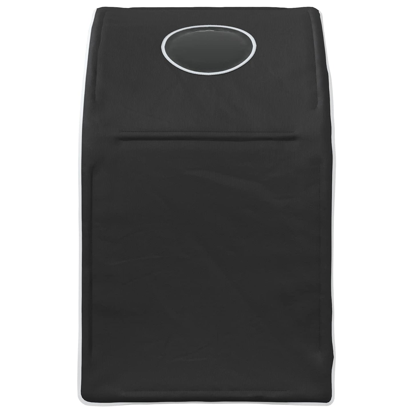 Bed Tunnel 2 pcs Black 211 x 52.5 x 2 cm Polyester