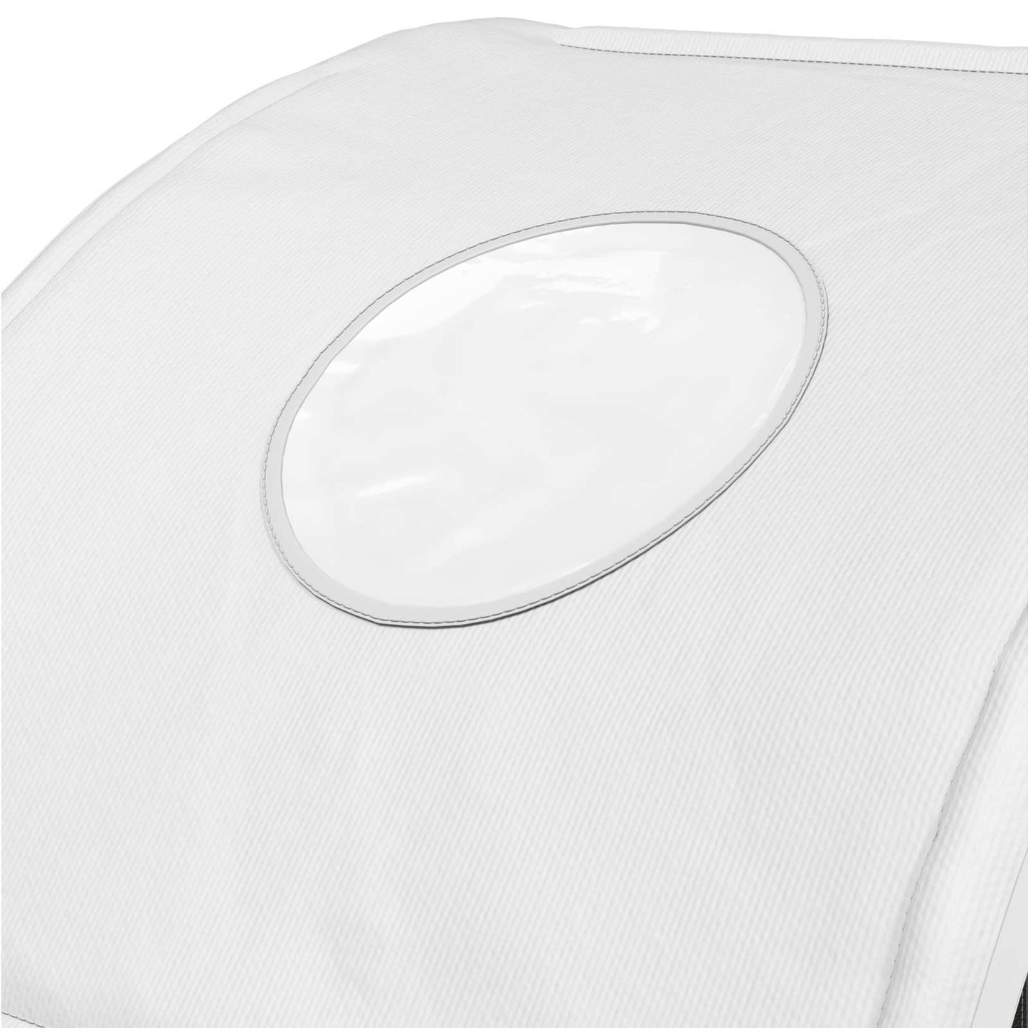 Bed Tunnel 2 pcs White 211 x 52.5 x 2 cm Polyester