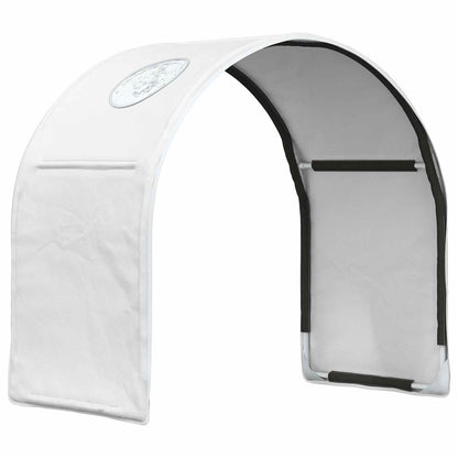 Bed Tunnel 2 pcs White 211 x 52.5 x 2 cm Polyester