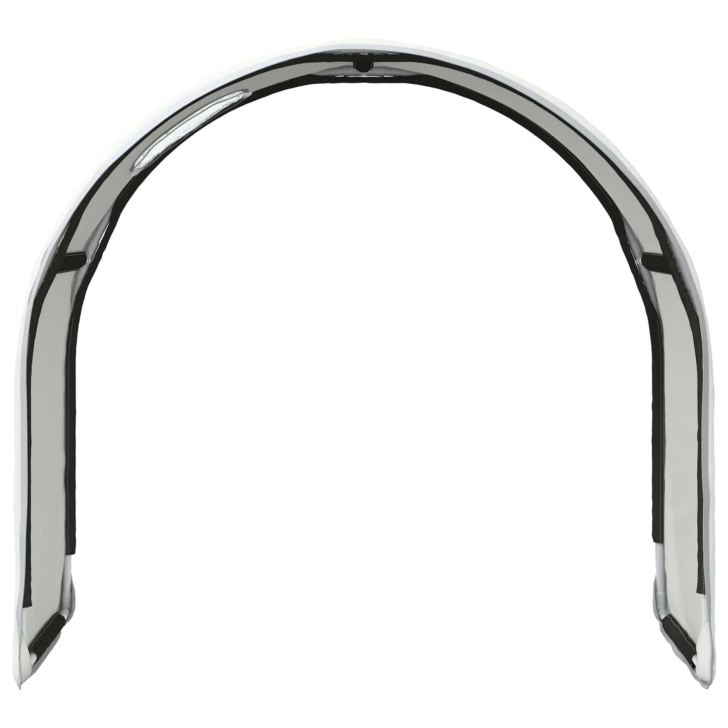Bed Tunnel 2 pcs White 211 x 52.5 x 2 cm Polyester